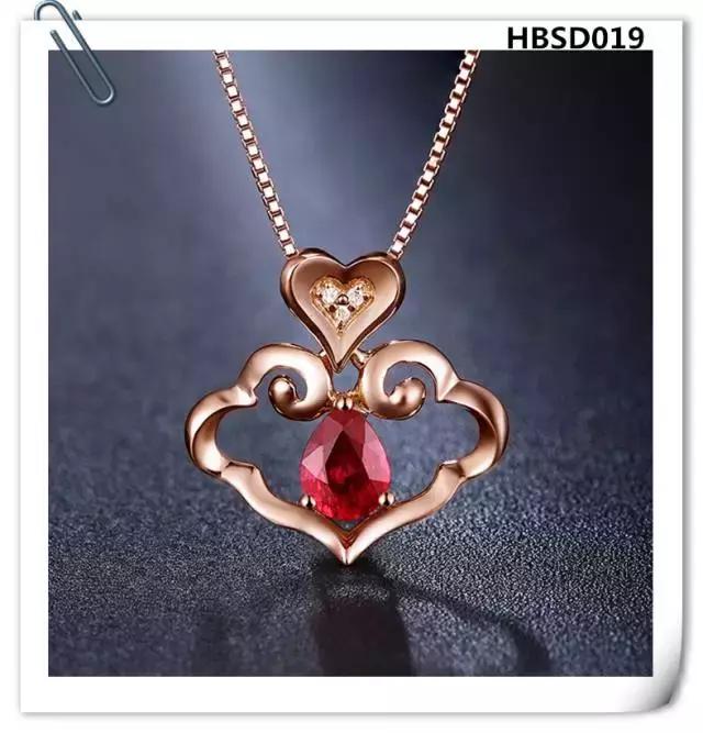 翡翠水滴吊坠款式图片,水滴红宝石吊坠天然彩色宝石正品