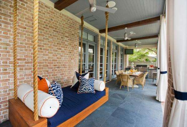 庭院独特的秋千,特色景观秋千