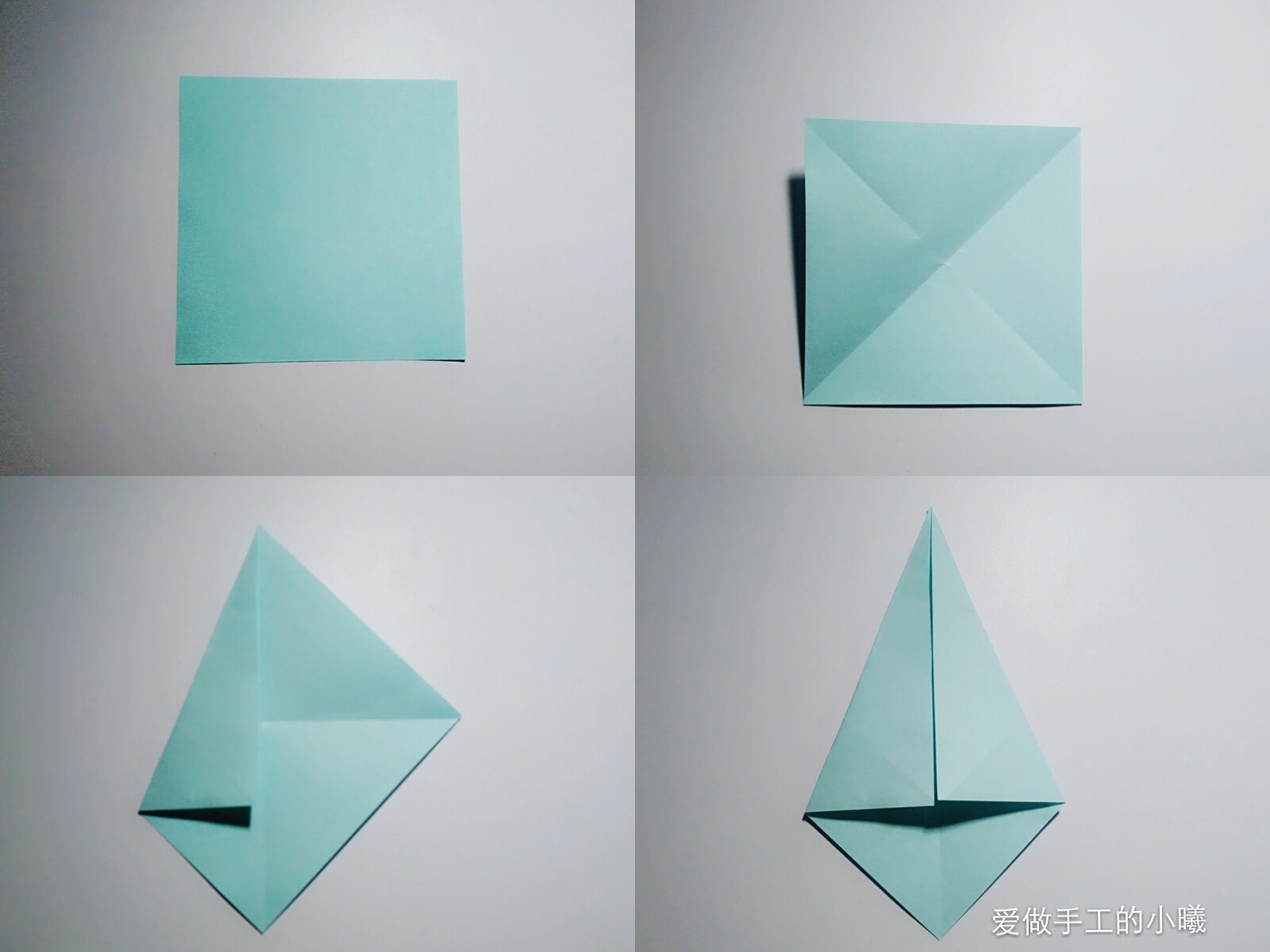 儿童折纸3到6岁简单折纸飞镖,折纸有八个角的飞镖