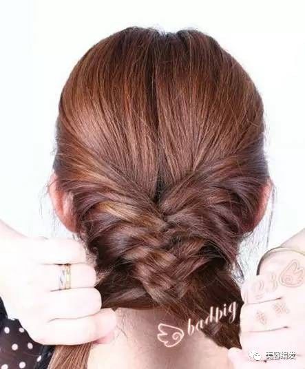 鱼骨辫编发步骤简单图片,8岁小孩编发简单易学30款鱼骨辫