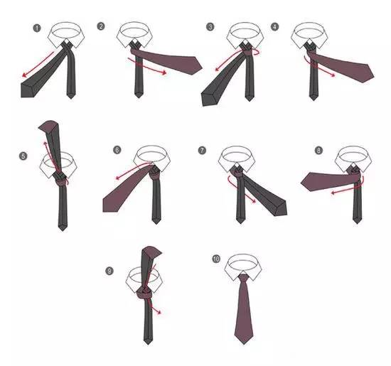 男生和女友必学的领带打法,妻子的必修课