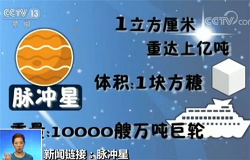 脉冲星能量有多大,方糖大小的脉冲星就有几亿吨吗