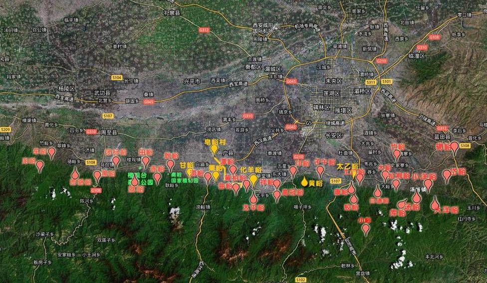 秦岭到底是72峪还是188峪,秦岭七十二峪分别是72条河