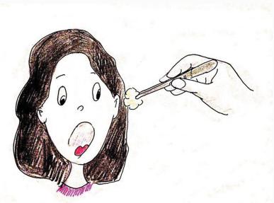 女子采耳感染脚气,女生到采耳店洗脚