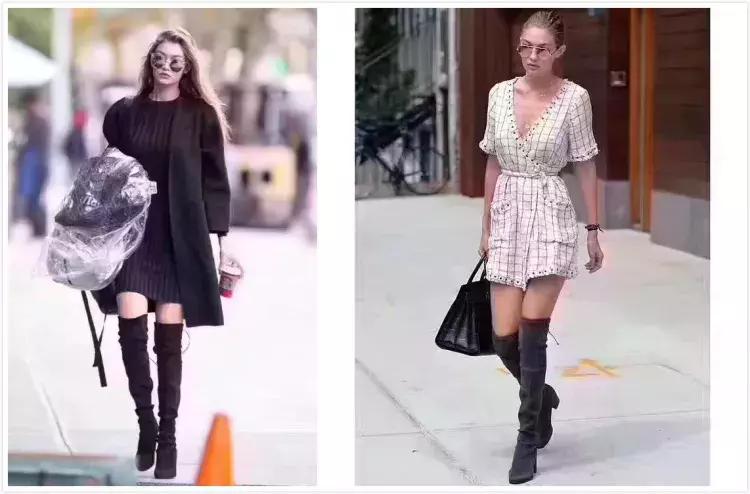 过膝靴需要买大一码吗,sw平底过膝靴推荐