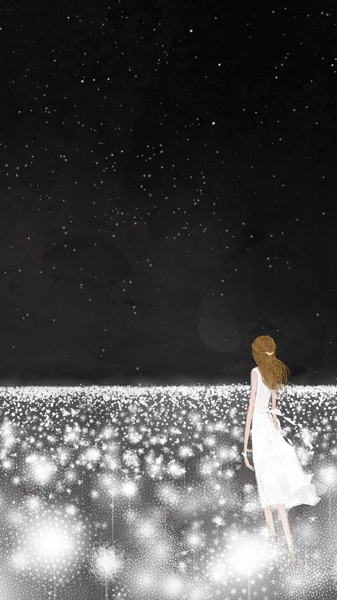 锁屏和桌面壁纸一套唯美,4k佛系唯美意境黑色锁屏壁纸