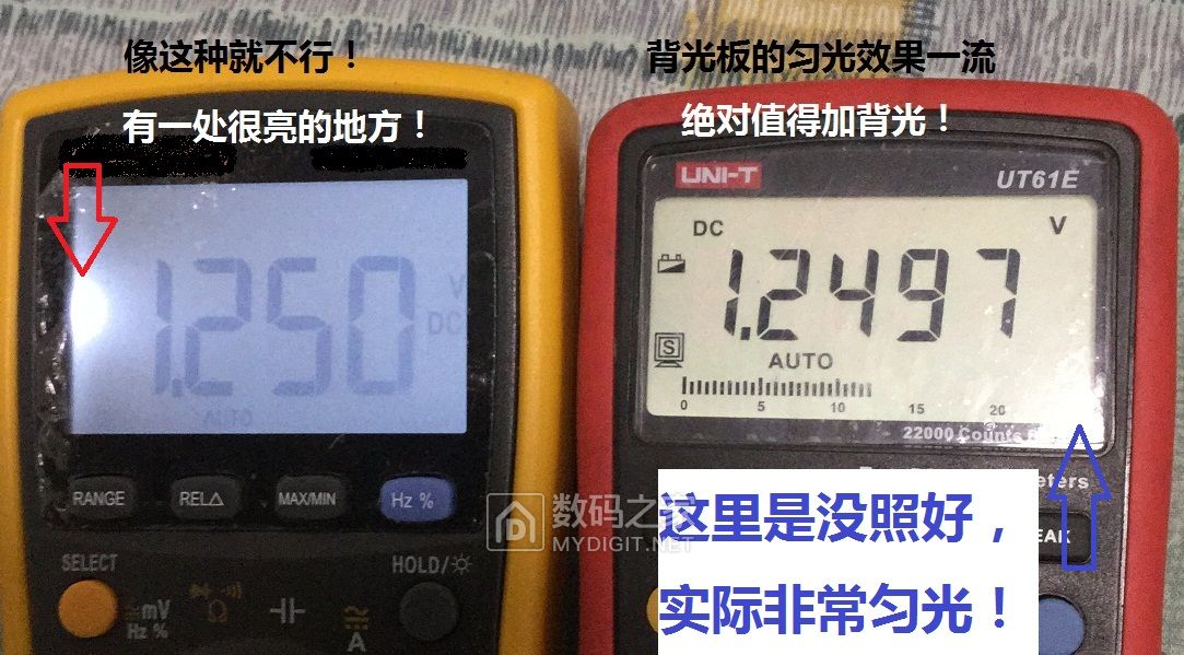 为UT61E无痛加背光板子,给它一双“慧眼”吧!