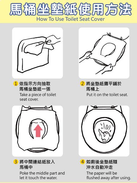 原来马桶垫一直都套错了,马桶一次性坐垫纸怎么用