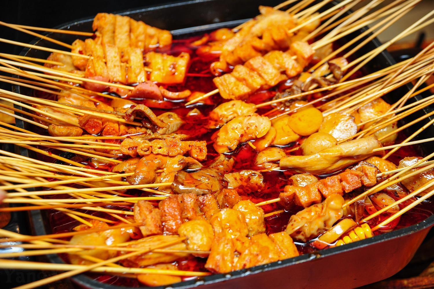 老郑爱吃的香辣串串中,这种“硬货”不是所有人敢碰,要试试?