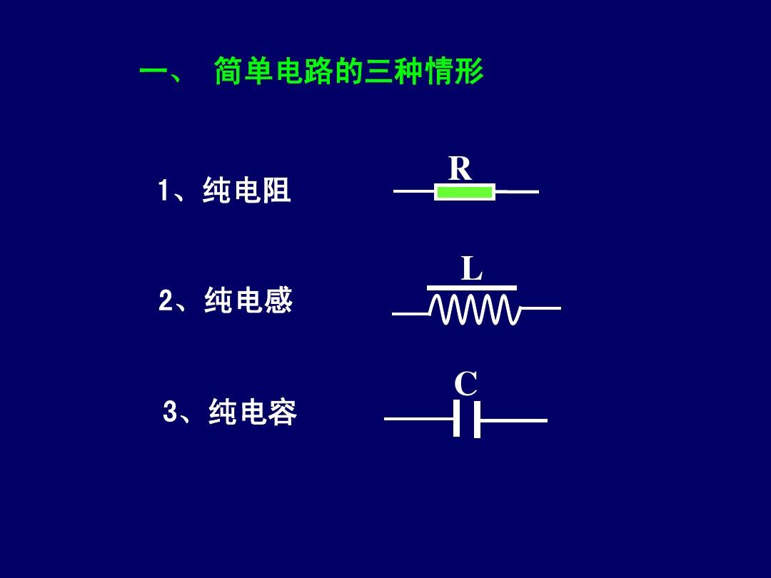 简单易懂的解说电感和电容,电阻电感电容相量图