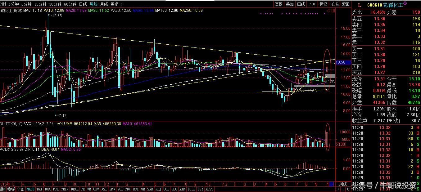 下周烧碱行情分析,烧碱概念股龙头股中泰化学