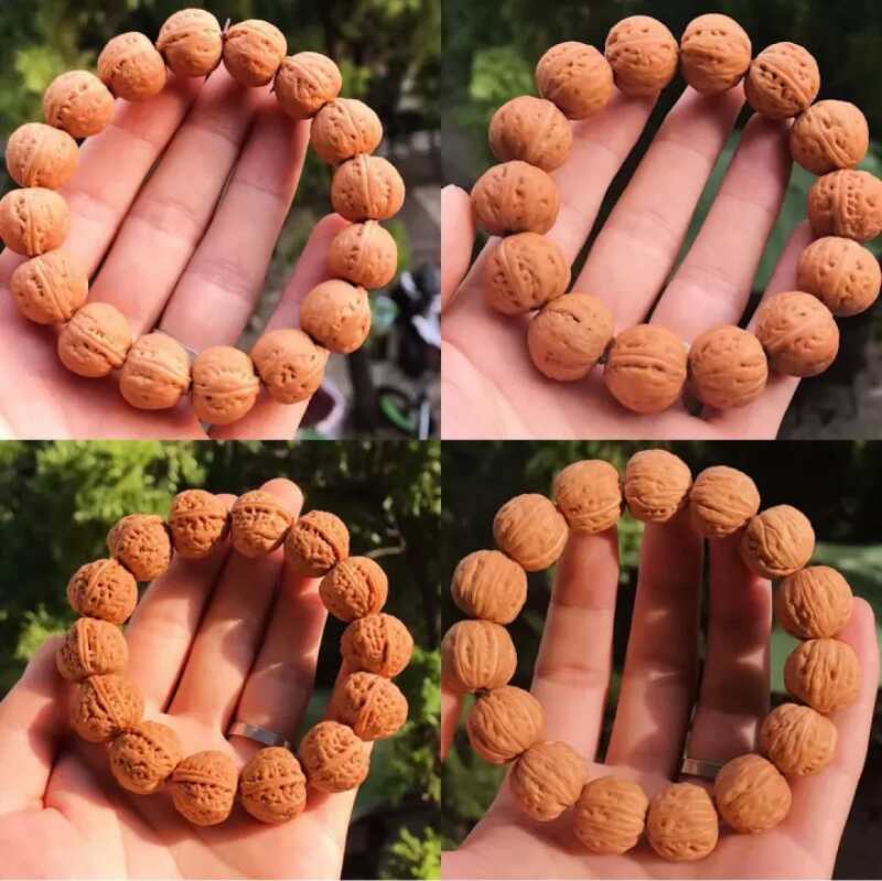 最值得玩的小核桃手串,老核桃手串收藏