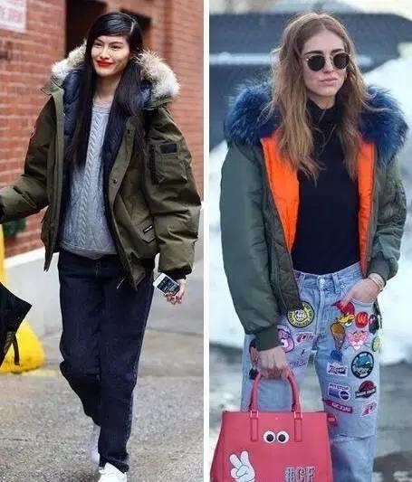 时尚又保暖又洋气的棉服,棉服也能穿出时尚感版型宽松素雅