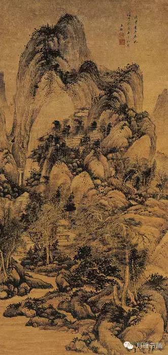 清代龚贤山水画高清大图,清代山水画名家作品欣赏