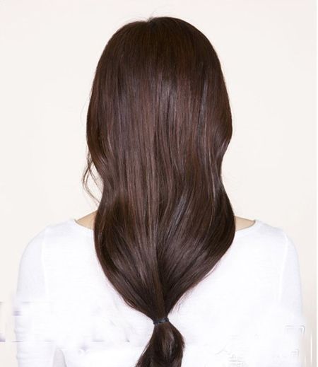 烫过的中长头发简单的盘发,好看的双马尾辫编发教程