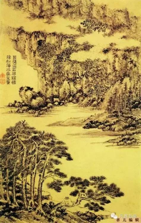清代龚贤山水画高清大图,清代山水画名家作品欣赏