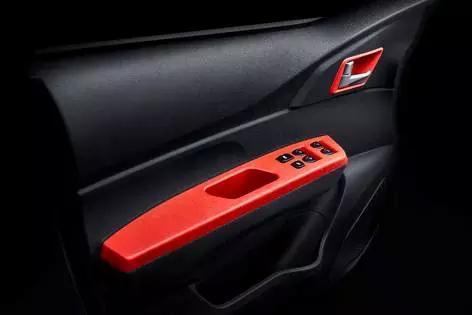 ec改装车展,ec7全新改款2023红色内饰