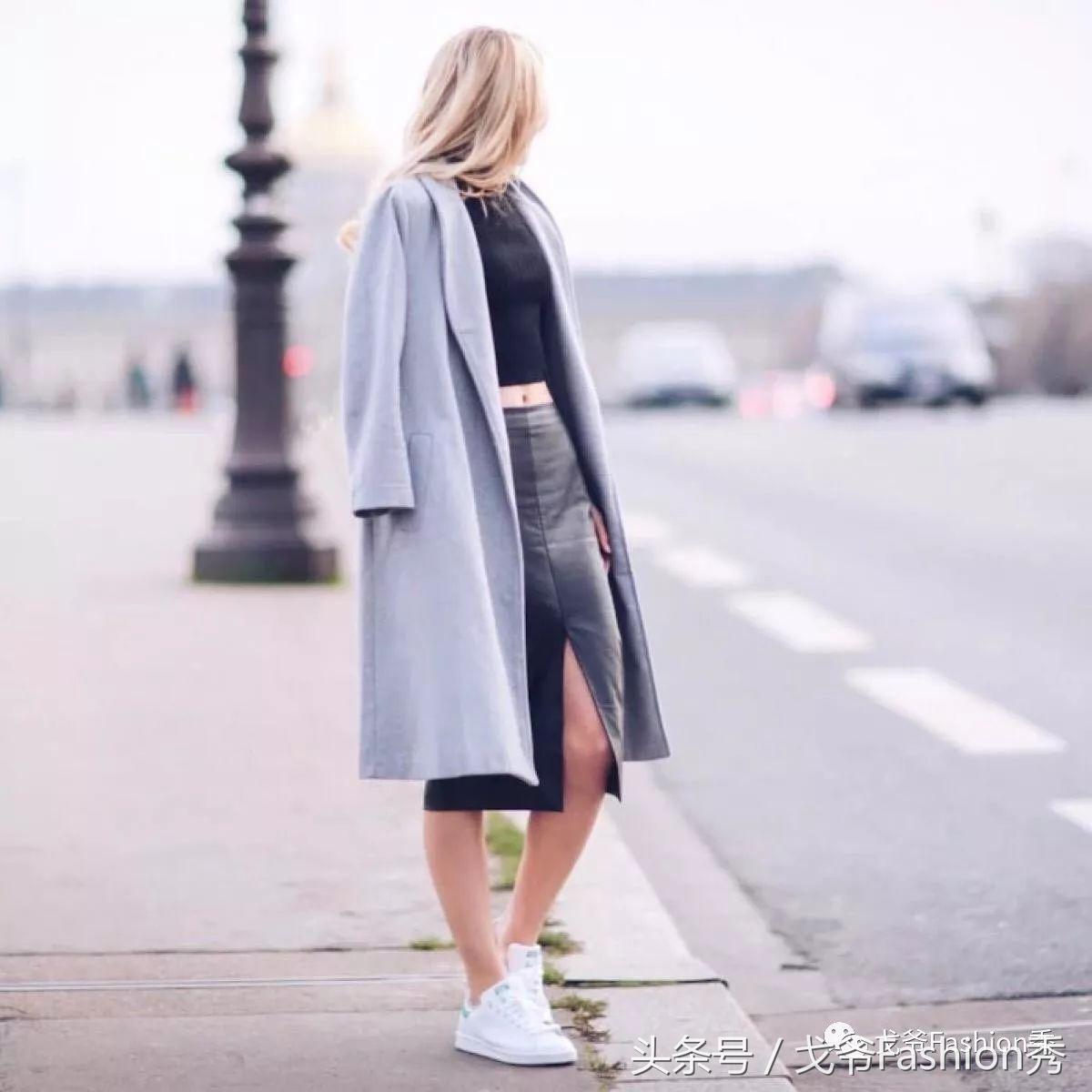 最新大表姐刘雯穿搭鞋子,刘雯真皮小白鞋广告