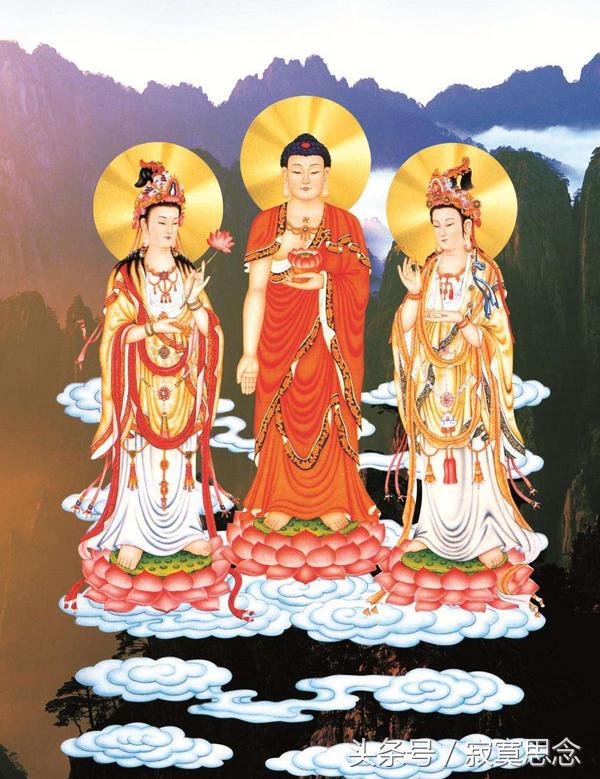 正版高清值得珍藏的阿弥陀佛图片，念诵礼拜可事业顺利平安吉祥