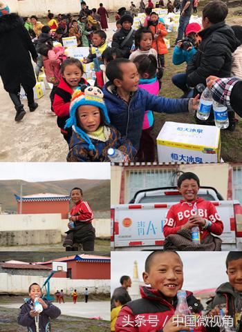 恒大冰泉“一步一滴水”爱心捐赠青海年保玉则小学