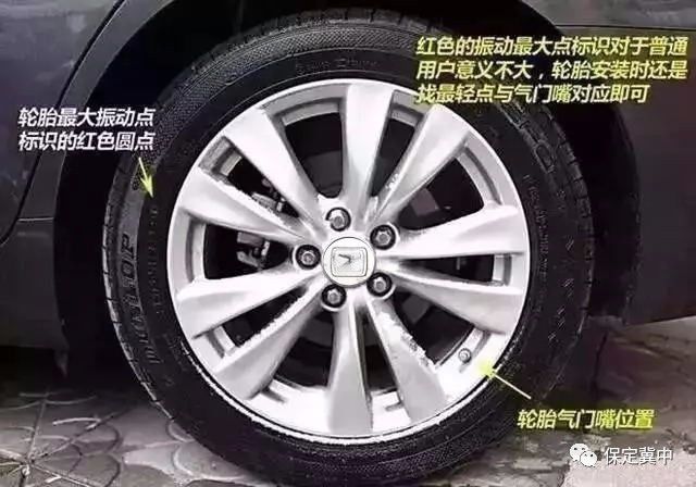 轮胎上面有个黄点是正面还是反面,轮胎上出现小黄点是什么