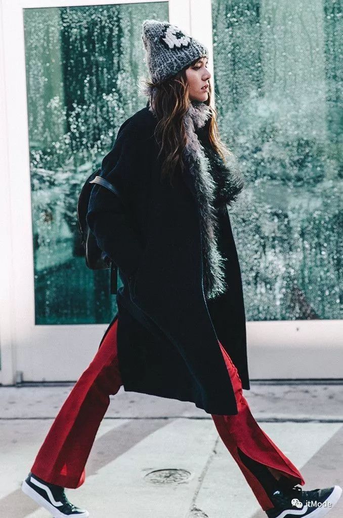 阔腿裤平底鞋,平底鞋阔腿裤搭配图片