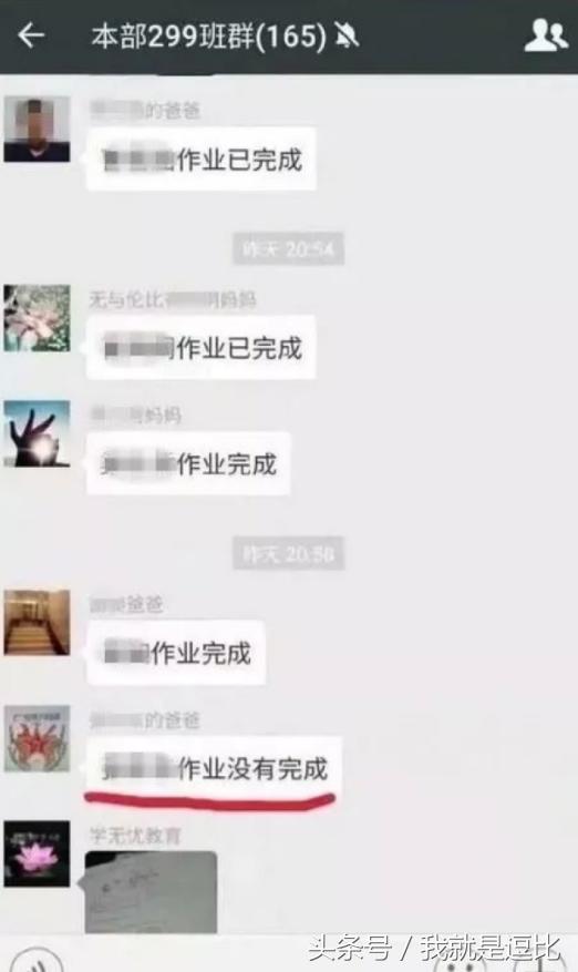 老师微信群追问作业进度霸气爸贴与子玩乐照：放假就是玩儿
