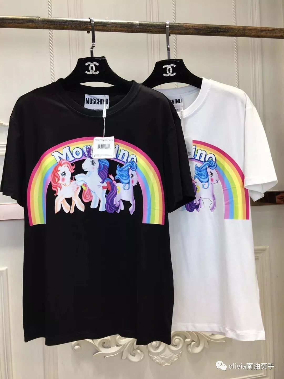moschinot恤必买款,moschino很清新的一款t恤