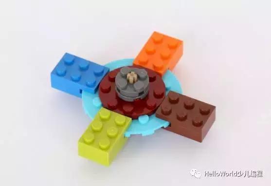 怎么用乐高拼指尖陀螺,乐高积木机械系列指尖陀螺