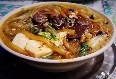 河南烩面大杂烩,河南烩菜面和烩面