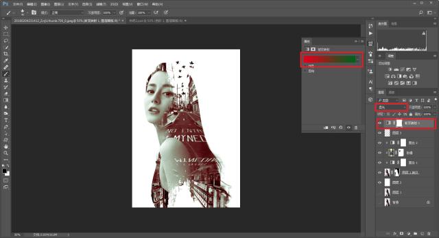 ps双重曝光的混合选项设置,ps双重曝光完整教程步骤