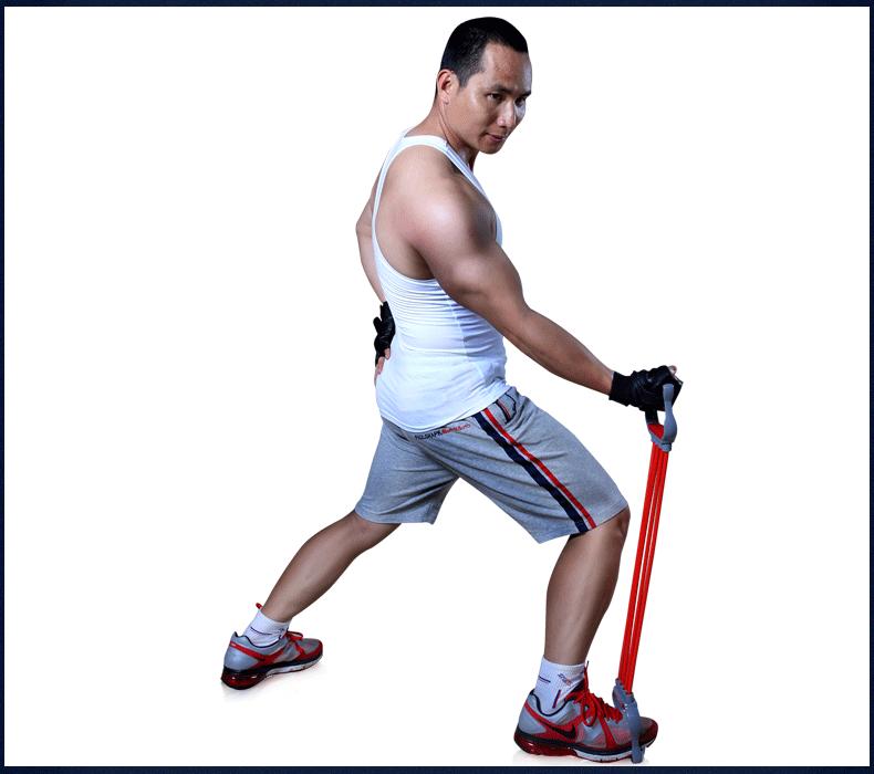 便捷简单的弹力绳，雕刻肌肉曲线燃烧身体脂肪，在家就能练！