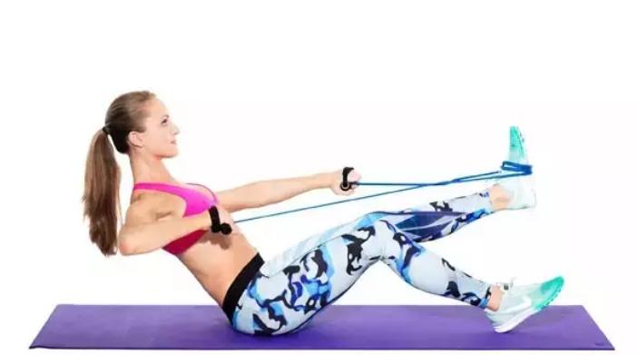 便捷简单的弹力绳，雕刻肌肉曲线燃烧身体脂肪，在家就能练！