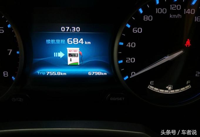 吉利帝豪gl21款1.4tcvt实际油耗,帝豪百万公里油耗