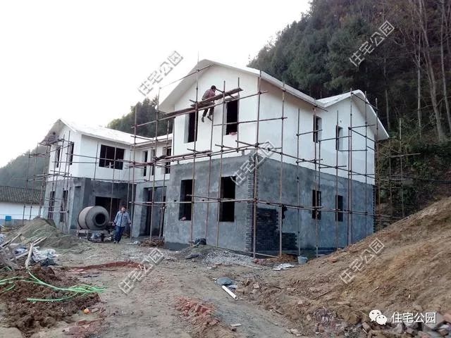 中国真实农村现代别墅,成都农村中式别墅建造