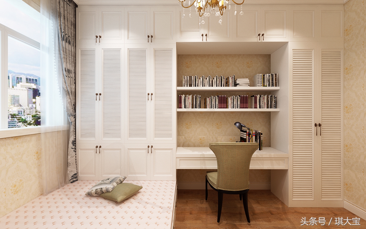 海富臻园三室一厅装修效果,海富房屋整体装修