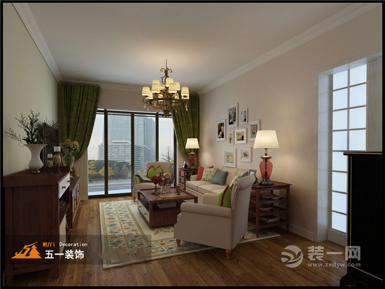 合肥华邦繁华里92平新家半包4.5万，实拍美式入住效果，附设计图