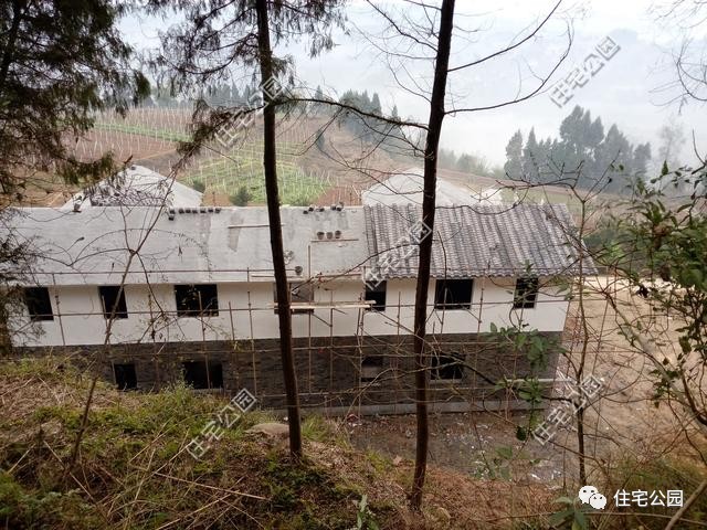 中国真实农村现代别墅,成都农村中式别墅建造