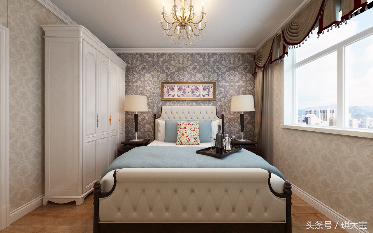 海富臻园三室一厅装修效果,海富房屋整体装修