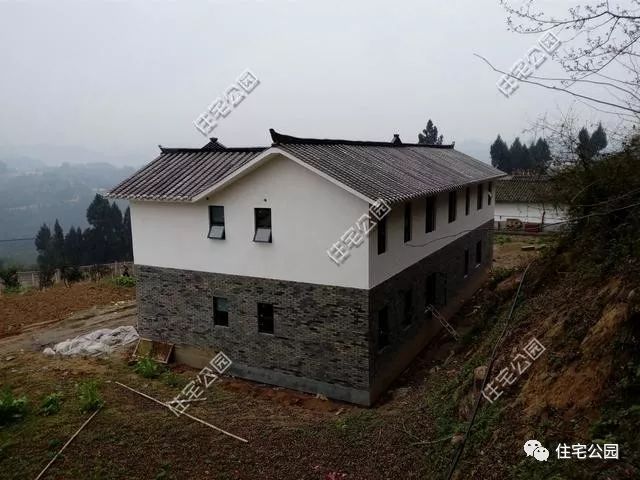 中国真实农村现代别墅,成都农村中式别墅建造