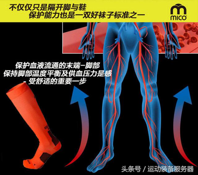 首发:跑友群测——意大利MICO专业压缩小腿袜