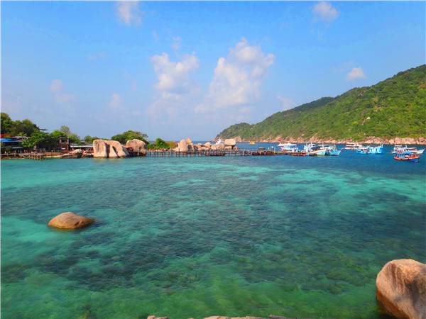 涛岛南园岛浮潜快艇一日游,苏梅涛岛浮潜