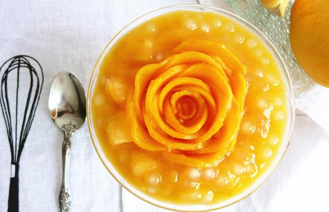 芒果和西米露可以做成什么甜品,芒果西米露沙冰制作方法