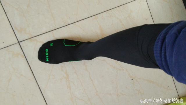 首发:跑友群测——意大利MICO专业压缩小腿袜