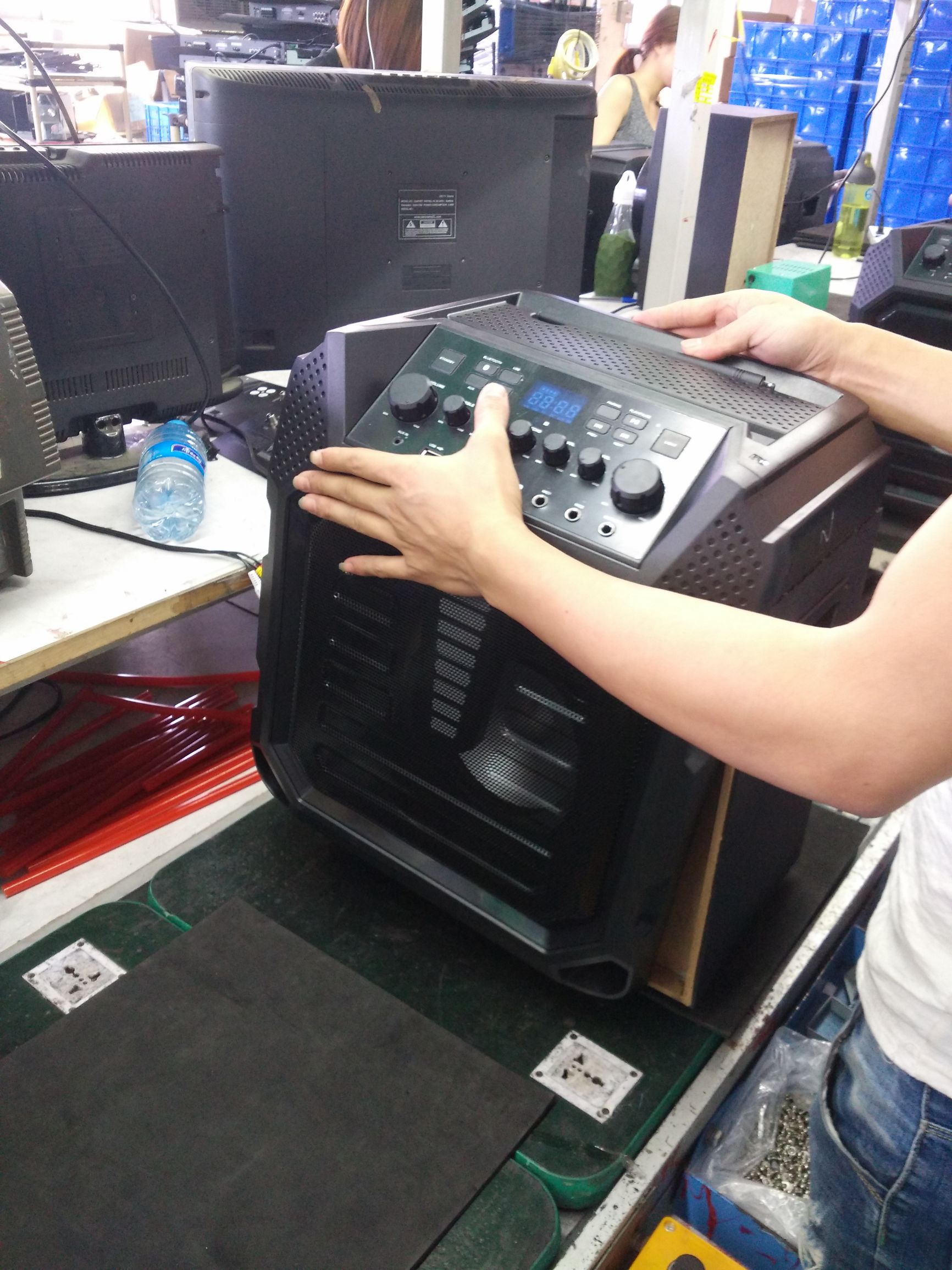 拉杆音箱制作过程,拉杆音响制作图解