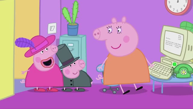 宝宝玩具屋之小猪佩奇第一季动漫,陪孩子看动画之小猪佩奇放风筝