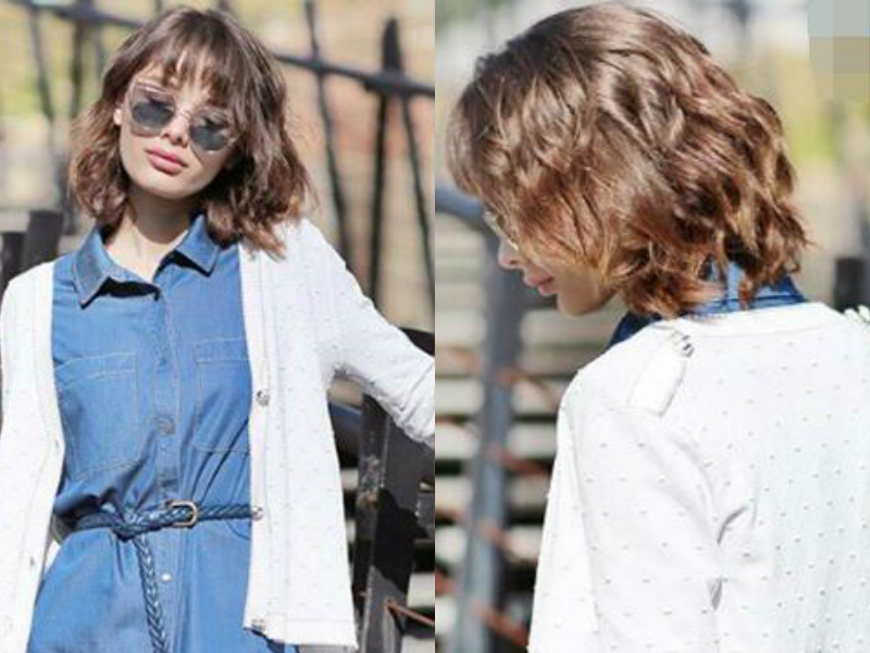 水波纹烫发有几款,想走成熟风烫发还是染发