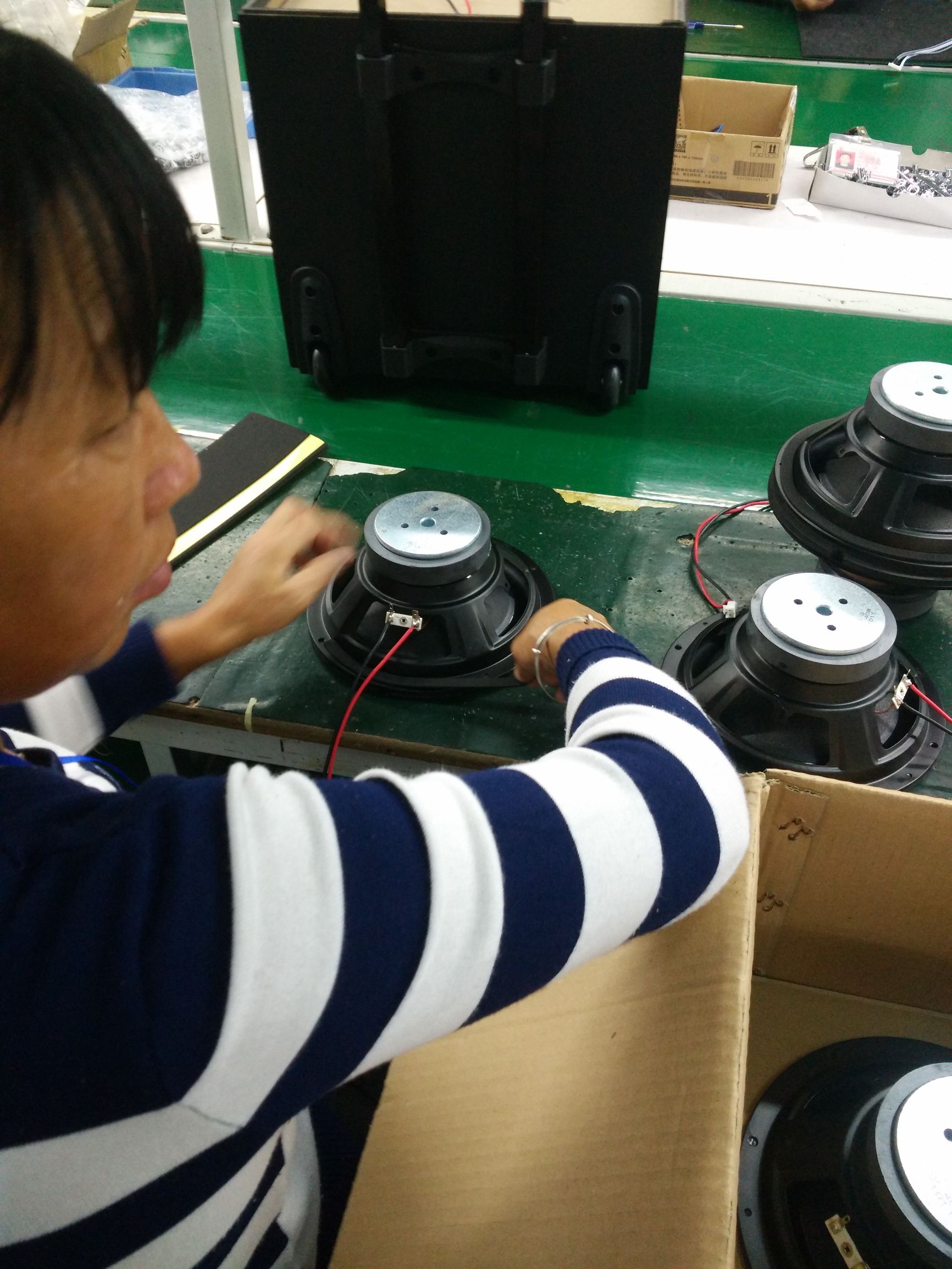 拉杆音箱制作过程,拉杆音响制作图解