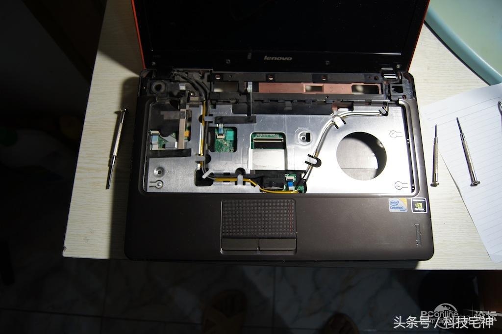 联想一体机拆机改台式电脑,旧联想笔记本改造小主机