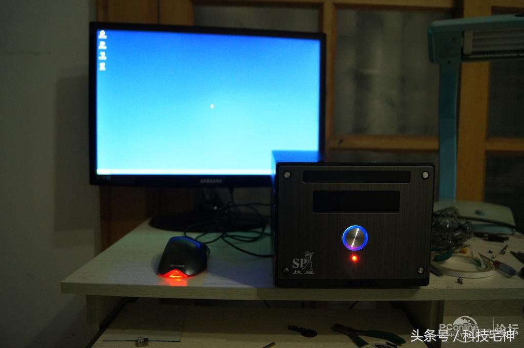 联想一体机拆机改台式电脑,旧联想笔记本改造小主机